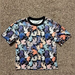 Funky Cat Graphic T-Shirt